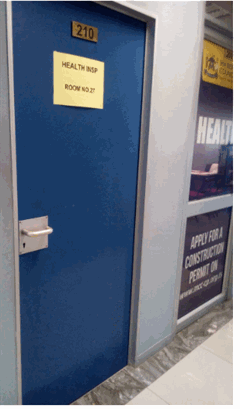 Health and Environment Department - Health inspector's Office